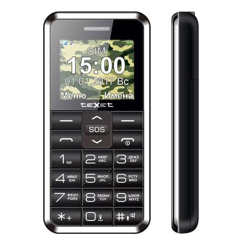 Мобильный телефон teXet TM-101 Black в Фианит-Ломбард