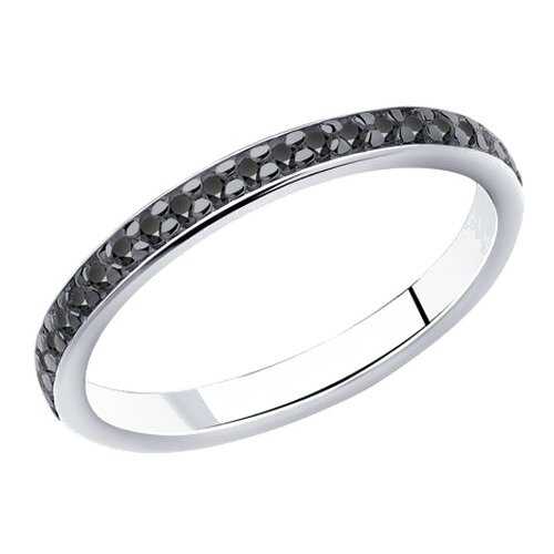 Серебряное кольцо женское с фианитами SOKOLOV 94010700 р.16 в Фианит-Ломбард