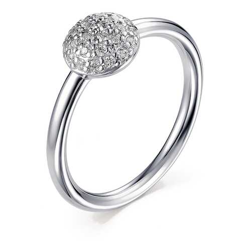 Кольцо женское АЛЬКОР SILVER 01-1294 р.16.5 в Фианит-Ломбард