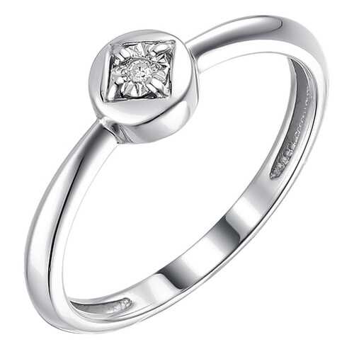 Кольцо женское АЛЬКОР SILVER 01-1854 р.15.5 в Фианит-Ломбард