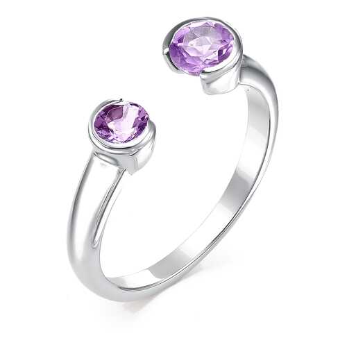 Кольцо женское АЛЬКОР SILVER 01-0422 р.17 в Фианит-Ломбард