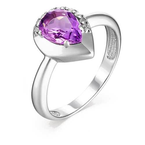 Кольцо женское АЛЬКОР SILVER 01-1319 р.17 в Фианит-Ломбард