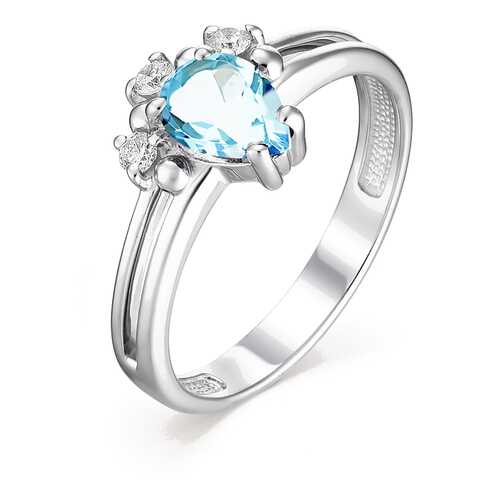 Кольцо женское АЛЬКОР SILVER 01-1363 р.17.5 в Фианит-Ломбард