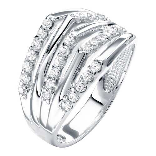 Кольцо женское АЛЬКОР SILVER 01-1588/00КЦ-00 р.17.5 в Фианит-Ломбард
