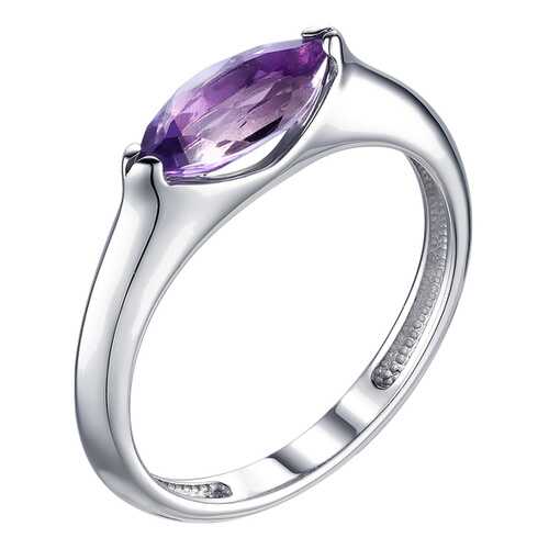 Кольцо женское АЛЬКОР SILVER 01-1599 р.16.5 в Фианит-Ломбард