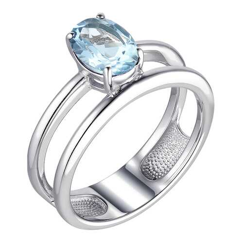 Кольцо женское АЛЬКОР SILVER 01-1645/00ТБ-00 р.18 в Фианит-Ломбард