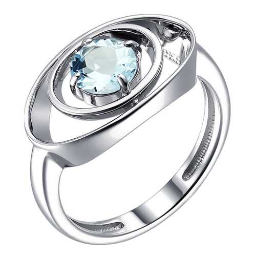 Кольцо женское АЛЬКОР SILVER 01-1701 р.18.5 в Фианит-Ломбард
