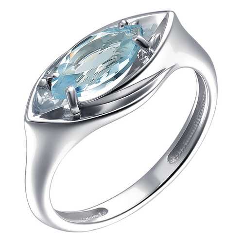 Кольцо женское АЛЬКОР SILVER 01-1710/00ТБ-00 р.17 в Фианит-Ломбард