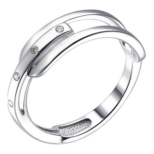 Кольцо женское АЛЬКОР SILVER 01-1719 р.15.5 в Фианит-Ломбард