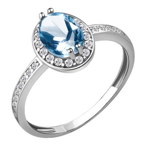 Кольцо женское Aquamarine 6523205А.5 р.17 в Фианит-Ломбард