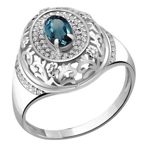 Кольцо женское Aquamarine 6545508А.5 р.19.5 в Фианит-Ломбард