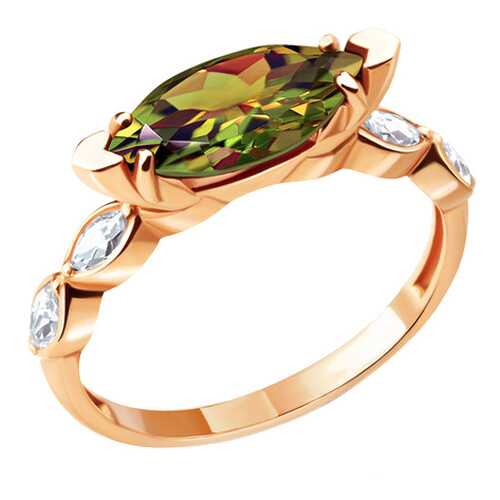 Кольцо женское Aquamarine 6900919.6 р.17.5 в Фианит-Ломбард
