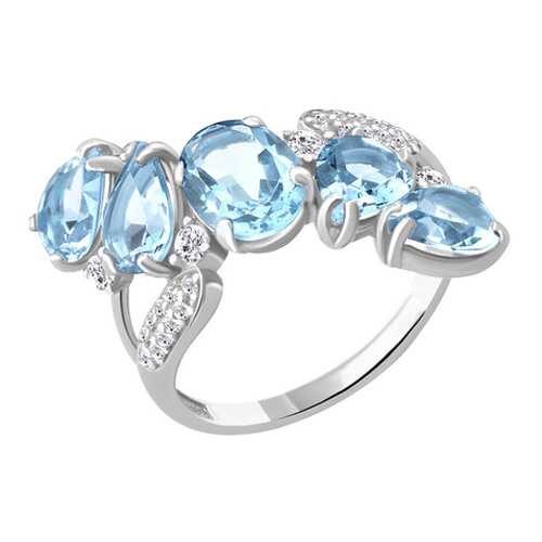 Кольцо женское Aquamarine 6904402А.5 р.18 в Фианит-Ломбард