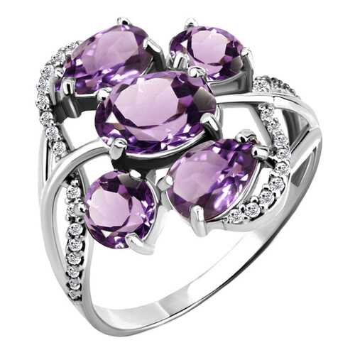 Кольцо женское Aquamarine 6904904А.5 р.18.5 в Фианит-Ломбард