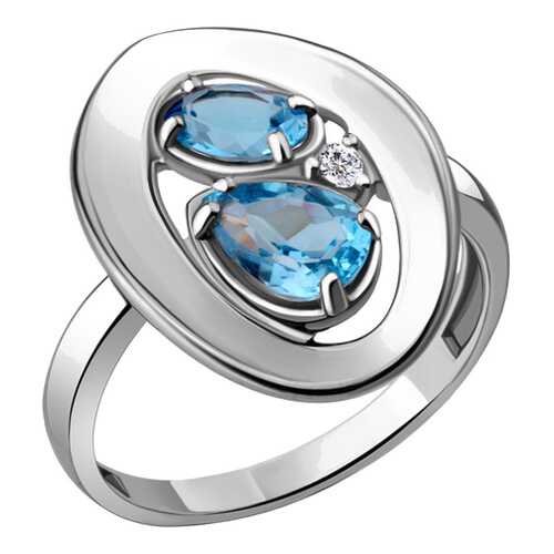 Кольцо женское Aquamarine 6918305А.5 р.18.5 в Фианит-Ломбард