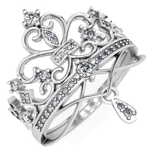 Кольцо женское F-Jewelry A0101240-00775 р.17 в Фианит-Ломбард