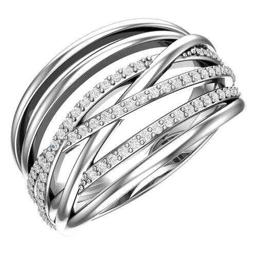Кольцо женское F-Jewelry A0101470-00775 р.19.5 в Фианит-Ломбард