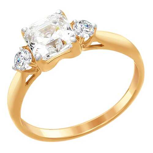 Кольцо женское SOKOLOV из серебра со Swarovski Zirconia 89010101 р.18.5 в Фианит-Ломбард