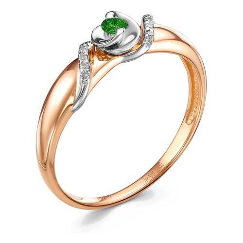 Кольцо женское Diamond Union 5-3095-103 р.18 в Фианит-Ломбард
