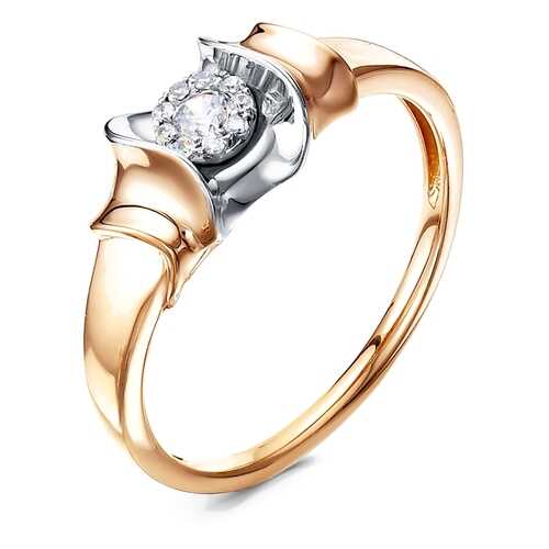 Кольцо женское Diamond Union 5-3700-103 р.18 в Фианит-Ломбард