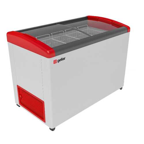 Морозильный ларь Gellar FG 400 E White/Red в Фианит-Ломбард