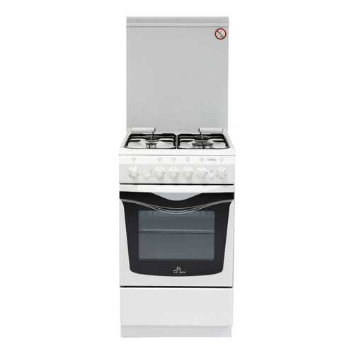 Газовая плита DeLuxe 506040.03г White в Фианит-Ломбард