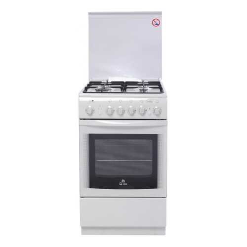 Комбинированная плита DeLuxe 5040.20 гэ White в Фианит-Ломбард