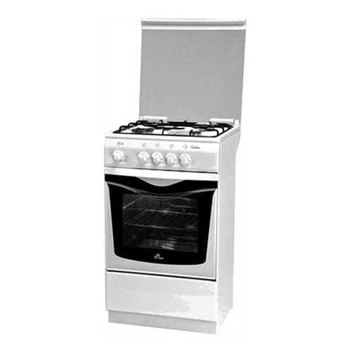 Комбинированная плита DeLuxe 5040.21 гэ кр чр White в Фианит-Ломбард