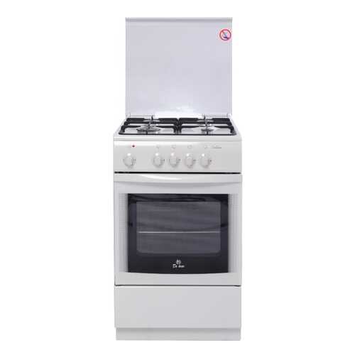 Комбинированная плита DeLuxe 5040.21 гэ White в Фианит-Ломбард