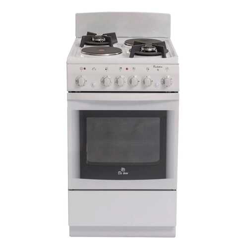 Комбинированная плита DeLuxe 506022.04 гэ (щ) White в Фианит-Ломбард