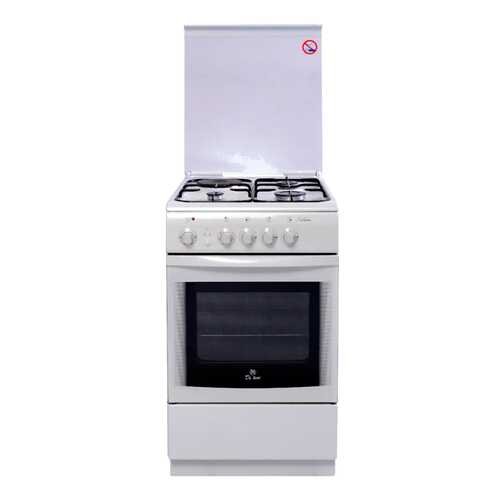 Комбинированная плита DeLuxe 506031.01 гэ White в Фианит-Ломбард