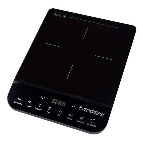 Настольная электрическая плитка Endever Skyline IP-24 Black в Фианит-Ломбард