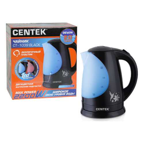 Чайник Centek CT-1039 Black в Фианит-Ломбард