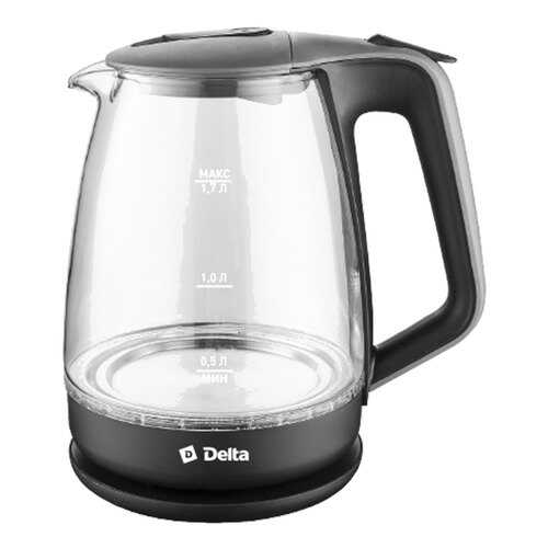 Чайник электрический Delta DL-1331 Black/Grey в Фианит-Ломбард