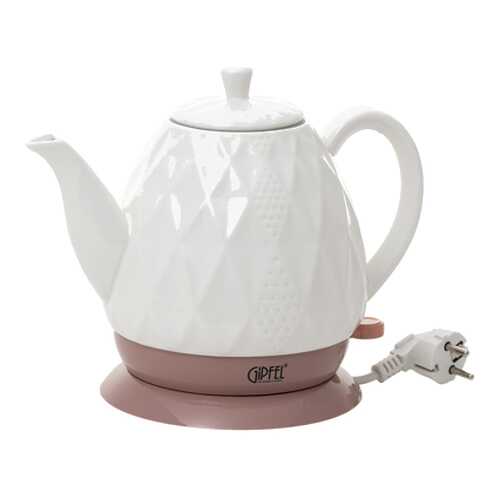 Чайник электрический Gipfel 1170 Beige/White в Фианит-Ломбард