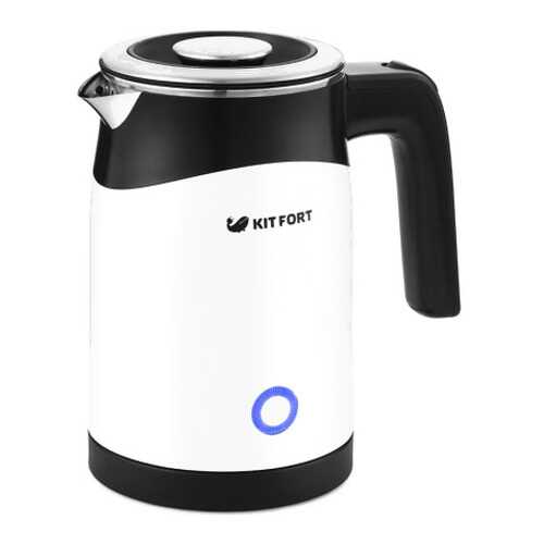 Чайник электрический Kitfort КТ-639 Black/White в Фианит-Ломбард