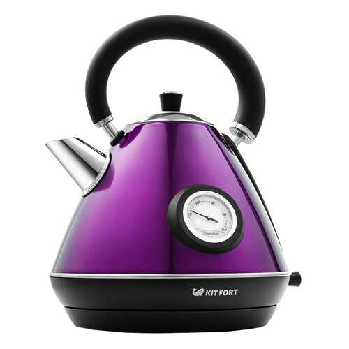 Чайник электрический Kitfort КТ-644-4 Black/Purple в Фианит-Ломбард