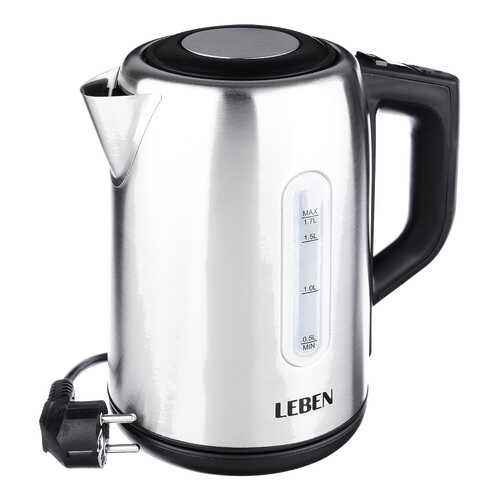 Чайник электрический LEBEN 291-045 Silver/Black в Фианит-Ломбард