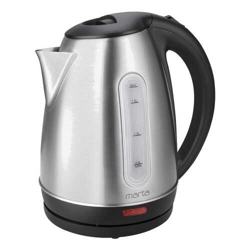 Чайник электрический Marta MT-1082 Silver/Black в Фианит-Ломбард