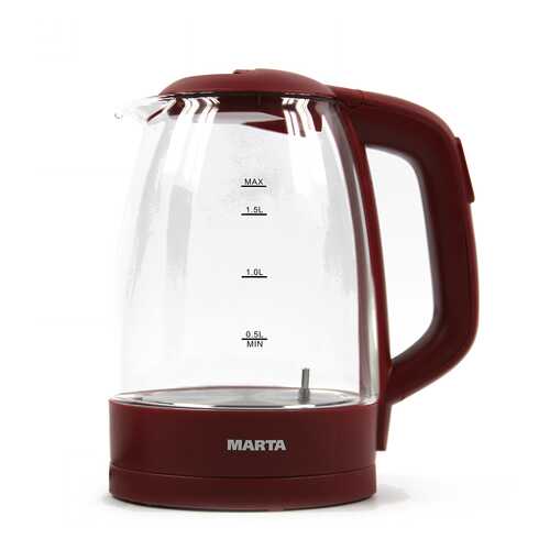 Чайник электрический Marta MT-1099 Vinous Garnet в Фианит-Ломбард