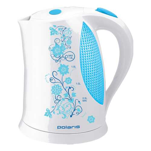 Чайник электрический Polaris PWK 1822CLR White/Blue в Фианит-Ломбард