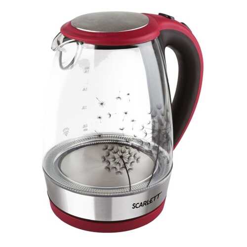 Чайник электрический Scarlett SC-EK27G49 Red в Фианит-Ломбард