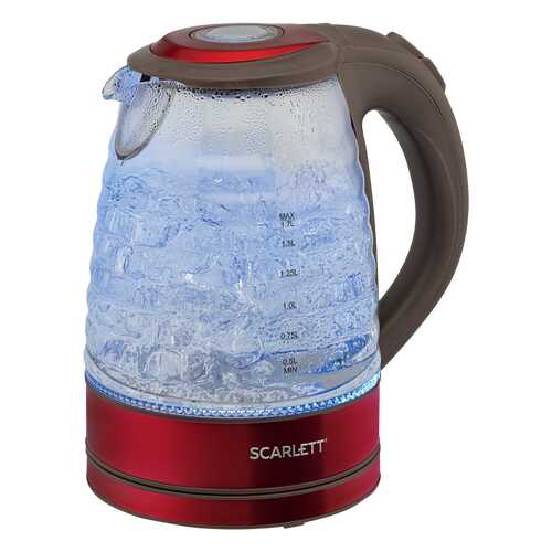Чайник электрический Scarlett SC-EK27G62 Red в Фианит-Ломбард