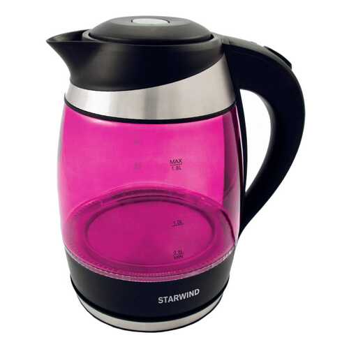 Чайник электрический StarWind SKG2214 Black/Pink в Фианит-Ломбард