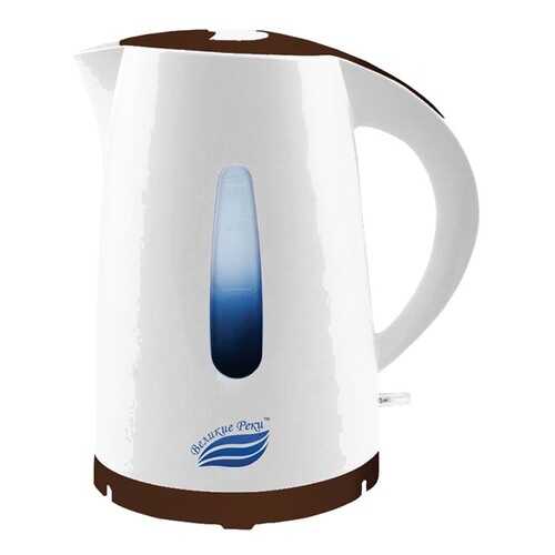 Чайник электрический Великие Реки Томь-1 White/Brown в Фианит-Ломбард