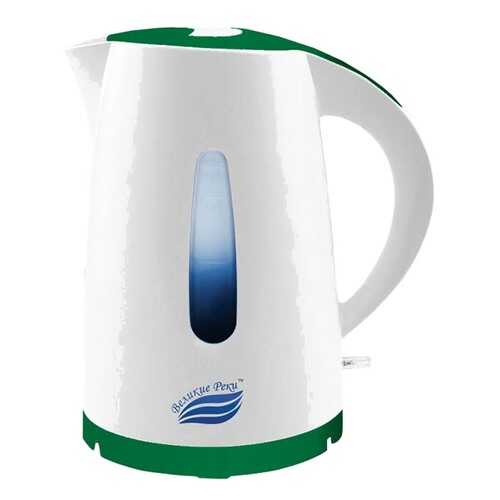 Чайник электрический Великие Реки Томь-1 White/Green в Фианит-Ломбард