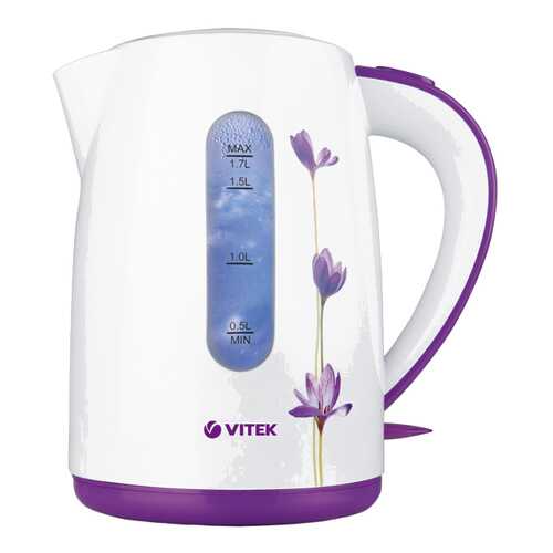Чайник электрический Vitek VT-7011 W White/Purple в Фианит-Ломбард