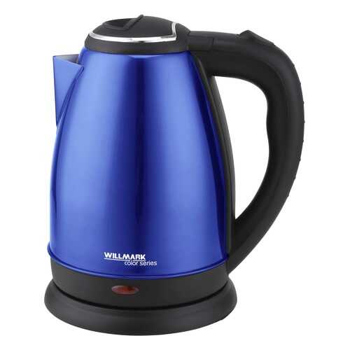 Чайник электрический Willmark WEK-1808SS Blue в Фианит-Ломбард