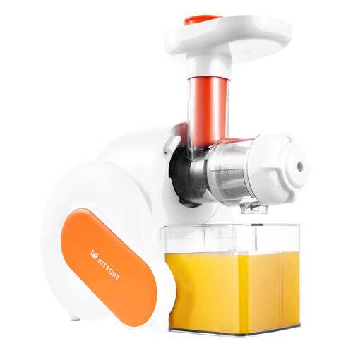 Соковыжималка шнековая Kitfort КТ-1110-2 white/orange в Фианит-Ломбард