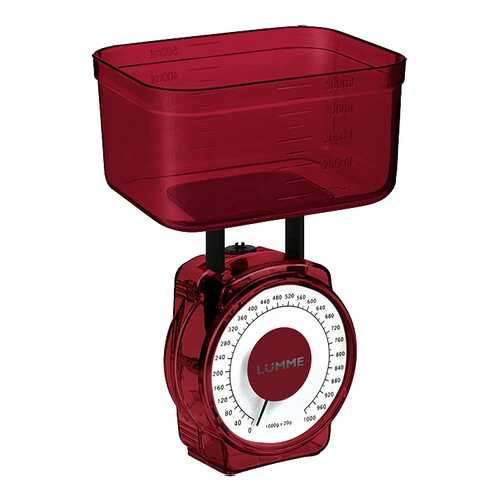 Весы кухонные LUMME LU-1301 Red в Фианит-Ломбард